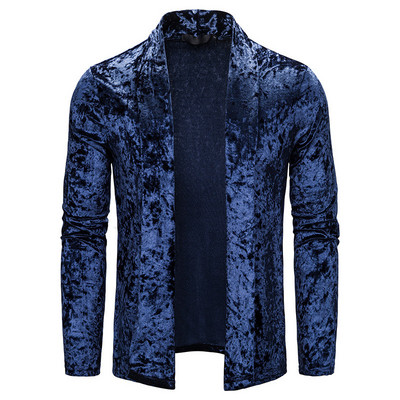 Modern férfi mellény bársony rögzítés nélkül