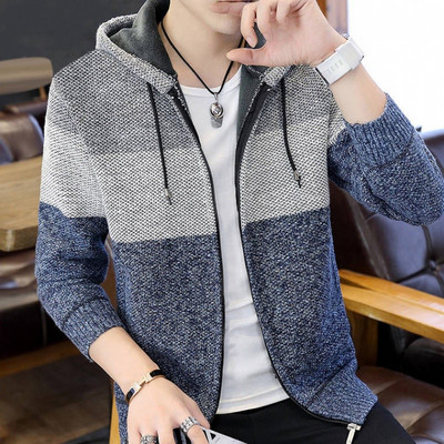 Kapuutsi ja lukuga meeste talvevest