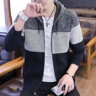 Kapuutsi ja lukuga meeste talvevest