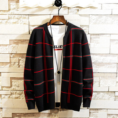 Modern férfi kockás mellény gombokkal