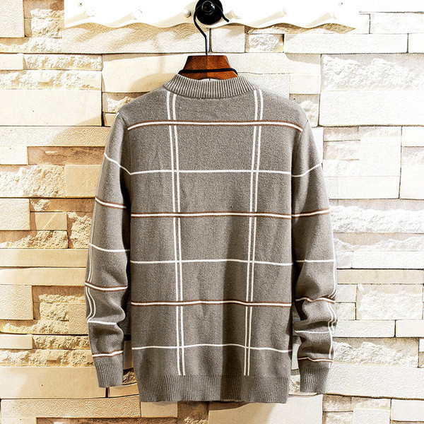 Modern férfi kockás mellény gombokkal