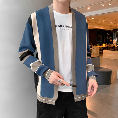 Új modell kötött férfi kardigán rögzítés nélkül