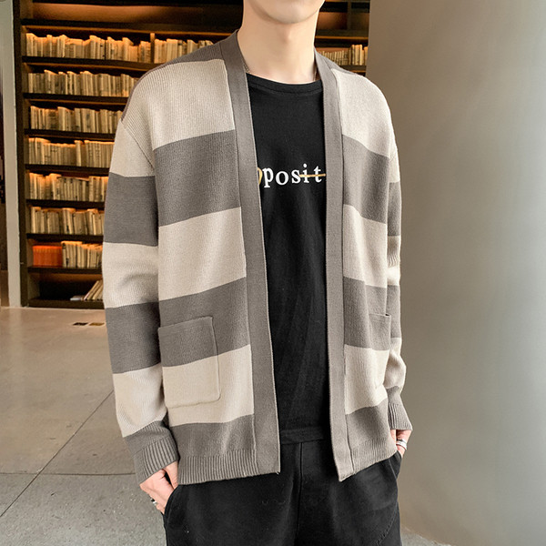 Alkalmi férfi csíkos mellény zsebekkel