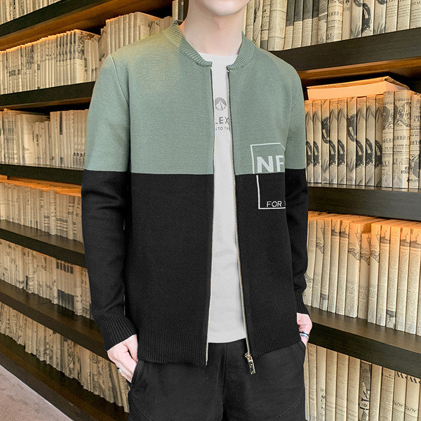 Alkalmi férfi mellény kerek nyakkivágással és cipzárral