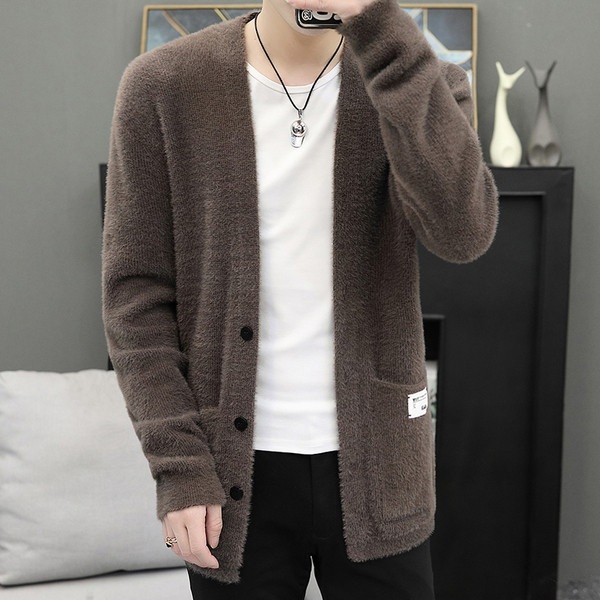 Ανδρική καθημερινή μοντέρνα  ζακέτα  χωρίς στερέωση σε δύο χρώματα