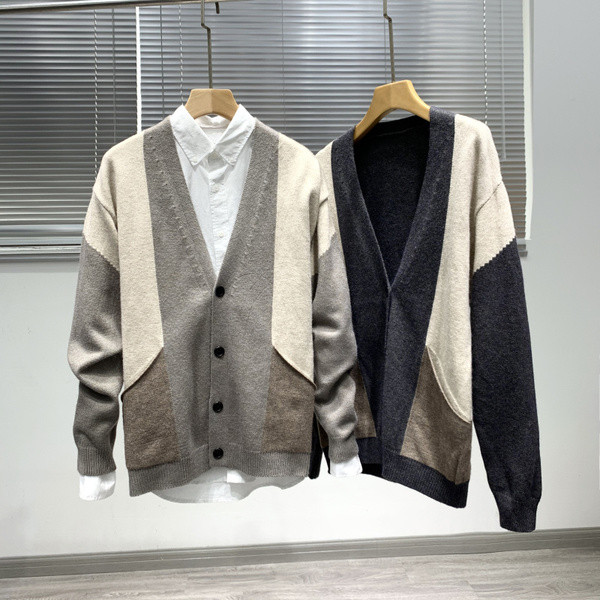 Férfi alkalmi mellény V-nyakkal és gombokkal