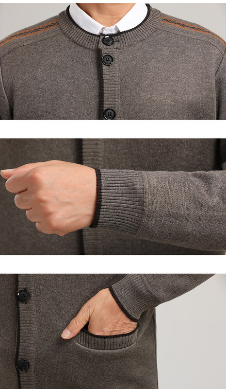 Új modell férfi mellény kerek nyakkivágással és gombokkal