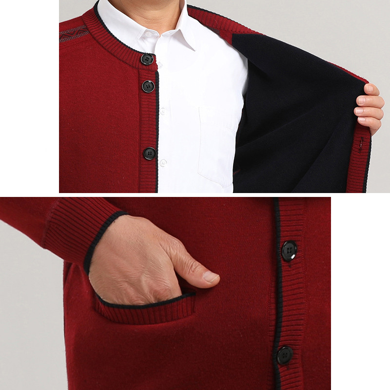 Új modell férfi mellény kerek nyakkivágással és gombokkal