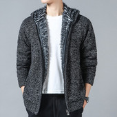 Žieminė šilta liemenė su pamušalu ir gobtuvu