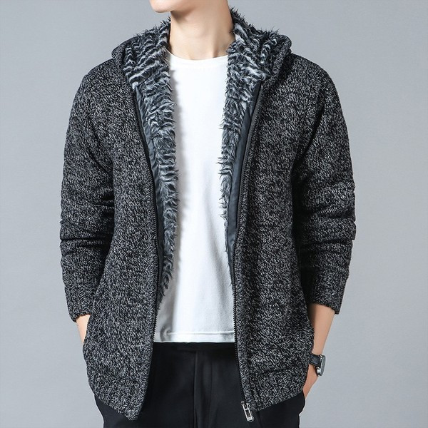 Zimski topli prsluk s podstavom i kapuljačom