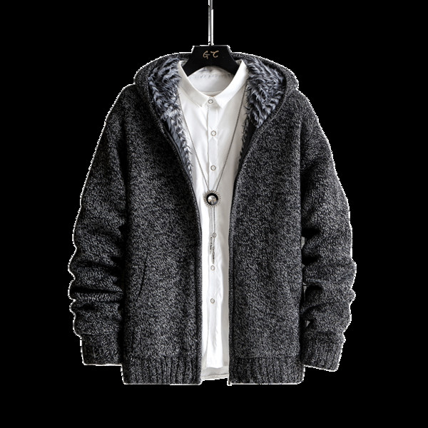 Zimski topli prsluk s podstavom i kapuljačom