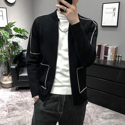 Férfi alkalmi mellény cipzárral és zsebekkel