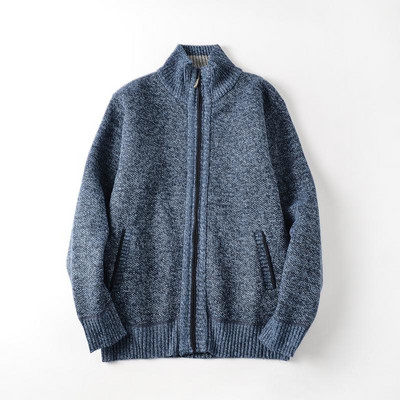 Férfi alkalmi mellény magas gallérral és cipzárral