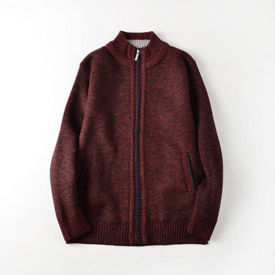 Férfi alkalmi mellény magas gallérral és cipzárral