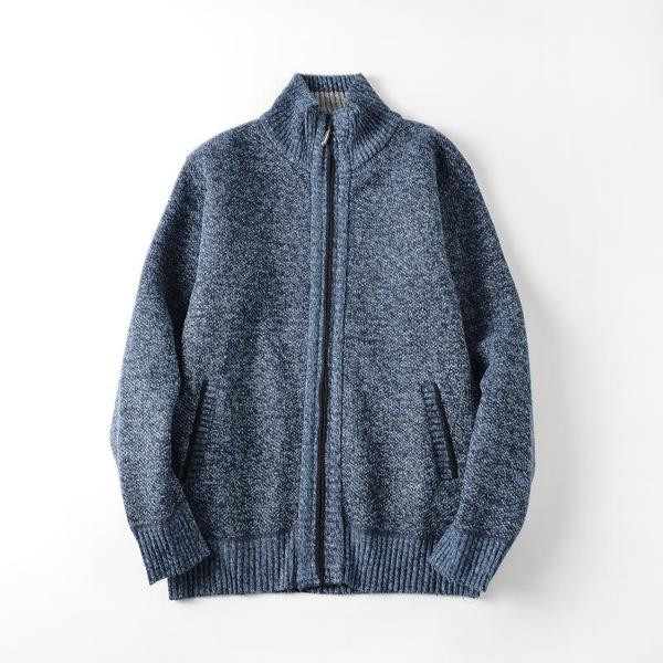 Férfi alkalmi mellény magas gallérral és cipzárral