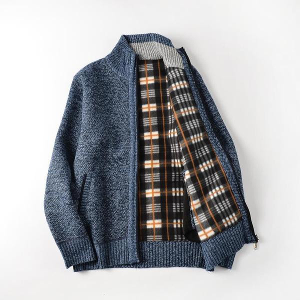 Férfi alkalmi mellény magas gallérral és cipzárral