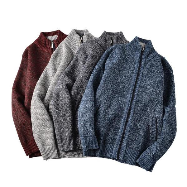 Férfi alkalmi mellény magas gallérral és cipzárral