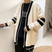 Πλεκτή ανδρική ζακέτα χωρίς φερμουάρ