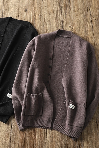 Ανδρική καθημερινή μοντέρνα  ζακέτα  με τσέπη και κουμπιά