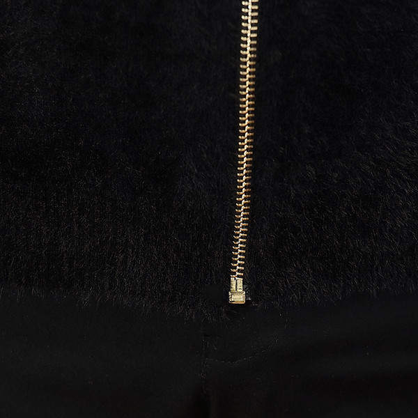 Alkalmi férfi pehelymellény cipzárral