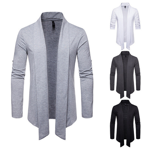 Sima modell férfi mellény sálgallérral