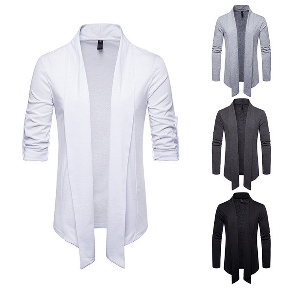 Sima modell férfi mellény sálgallérral