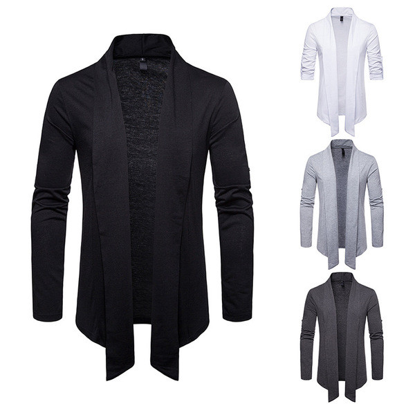 Sima modell férfi mellény sálgallérral