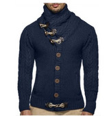 Férfi téli kardigán gombokkal - kötött