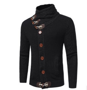 Férfi téli kardigán gombokkal - kötött