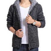 Őszi-téli mellény kapucnival és meleg béléssel