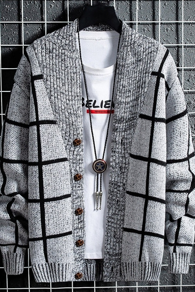 Kockás férfi mellény gombokkal