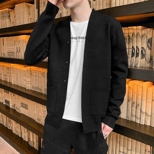 Lezser férfi kardigán gombokkal, két színben