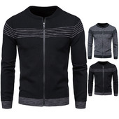 Alkalmi férfi mellény cipzárral és kerek nyakkivágással