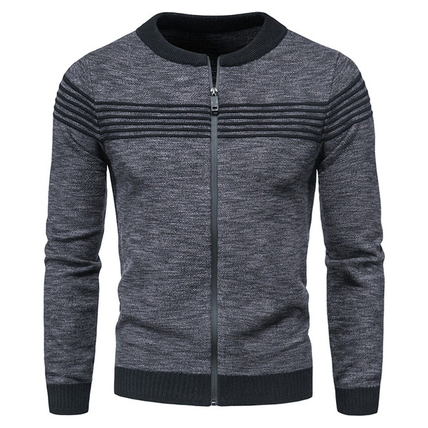 Alkalmi férfi mellény cipzárral és kerek nyakkivágással