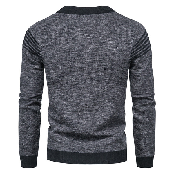 Alkalmi férfi mellény cipzárral és kerek nyakkivágással