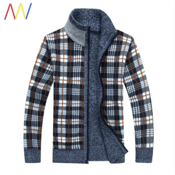 Zimski muški prsluk s visokim ovratnikom i patentnim zatvaračem