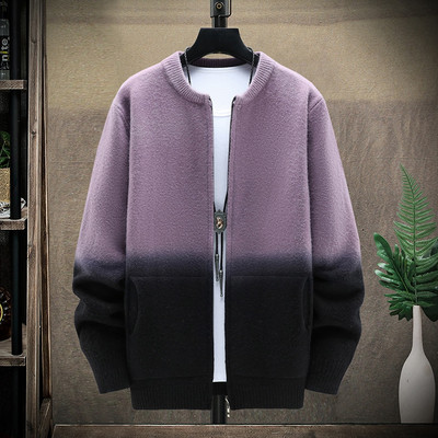 Modern férfi mellény zsebekkel és ovális nyakkivágással