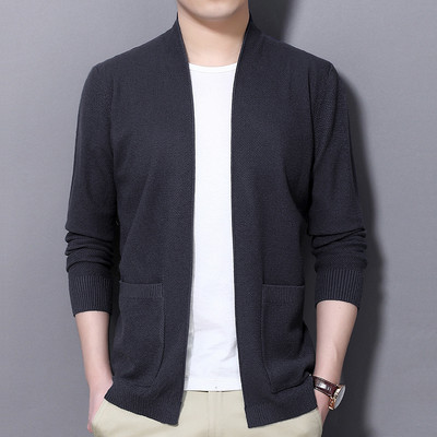 Ανδρική ζακέτα κλασικό μοντέλο με μακριά μανίκια