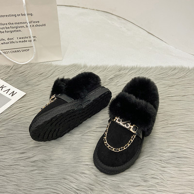 Alkalmi női cipő pehely és fém elemekkel