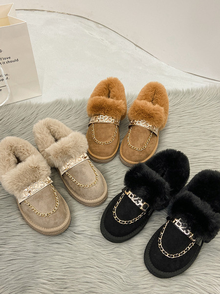 Alkalmi női cipő pehely és fém elemekkel