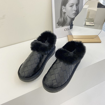 Őszi-téli női cipő műbőrből pehelyes