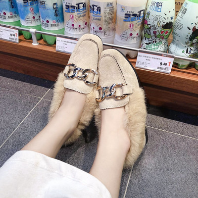 Γυναικεία casual παπούτσια με επένδυση και αγκράφα