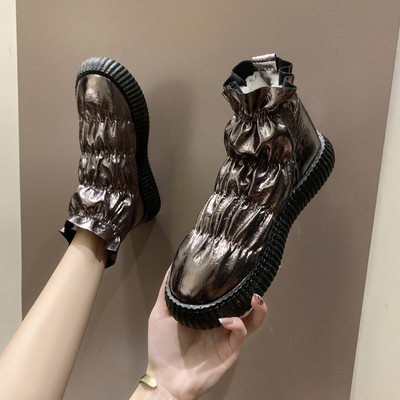 Női alkalmi cipő meleg béléssel