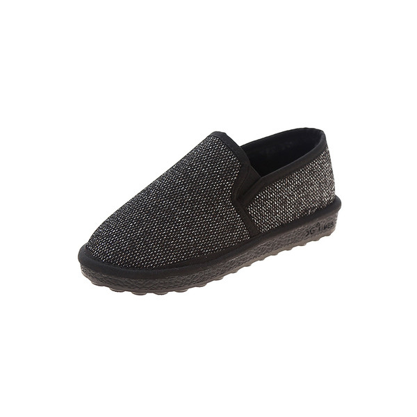 Fényes női cipő meleg béléssel