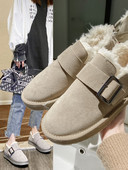 Öko velúrból készült női alkalmi cipő, puha béléssel