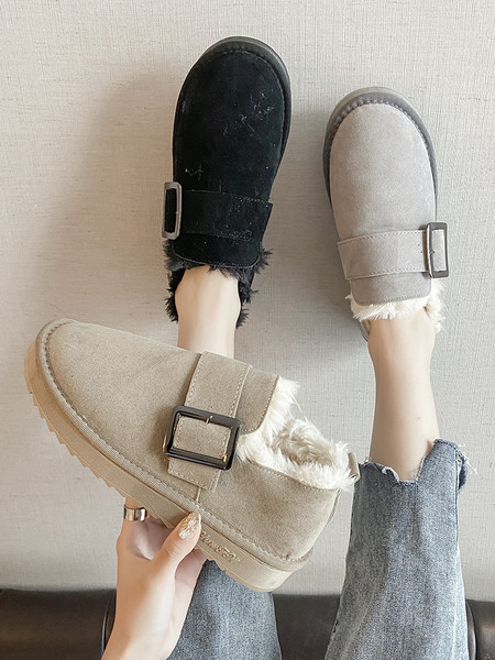 Öko velúrból készült női alkalmi cipő, puha béléssel