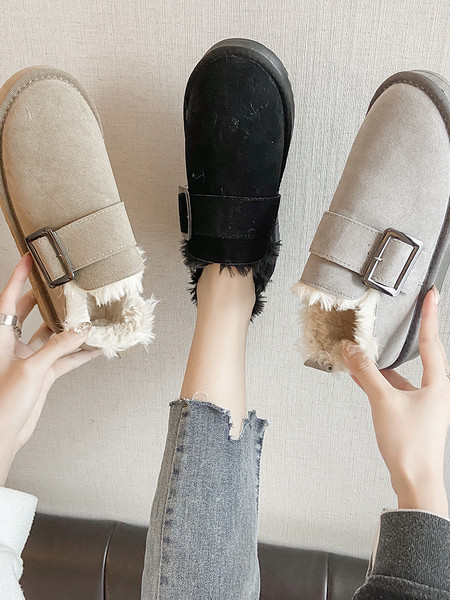 Öko velúrból készült női alkalmi cipő, puha béléssel