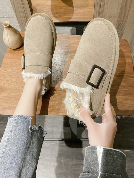 Öko velúrból készült női alkalmi cipő, puha béléssel