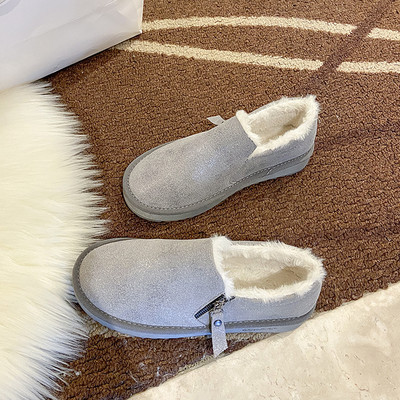 Női alkalmi cipő puha béléssel és cipzárral