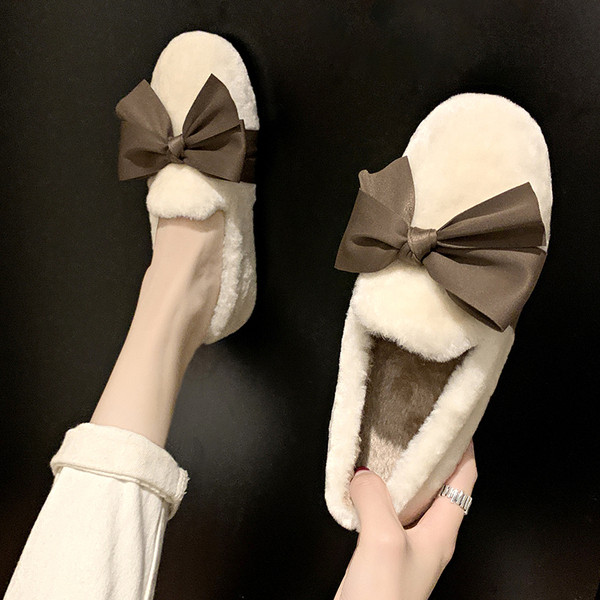 Pantofi casual de dama cu captuseala moale si panglica